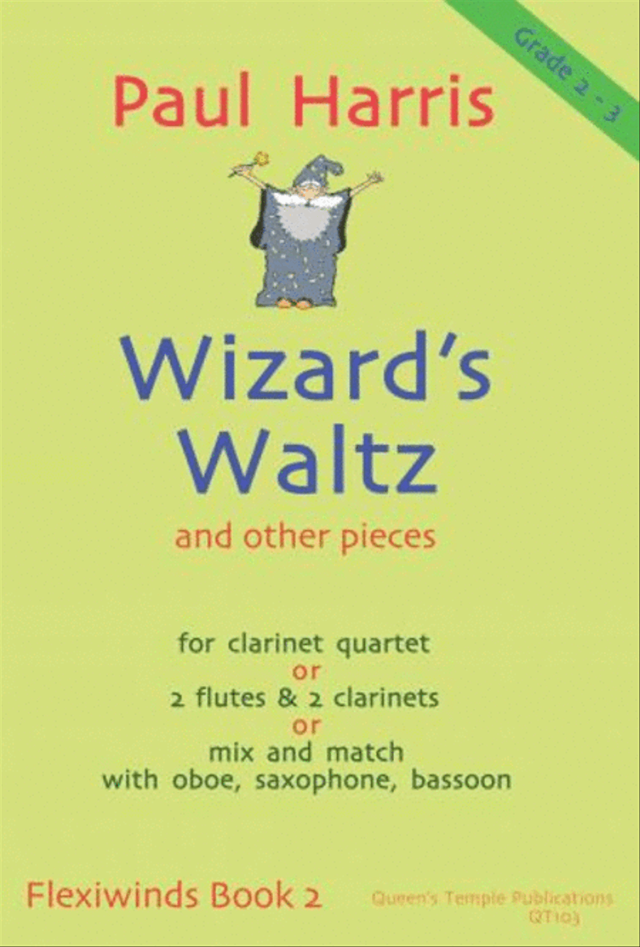 Wizard's Waltz Clarinet Quartet scores gallery preview page 1