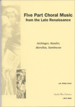 5-Part Choral Music Late Renaiss