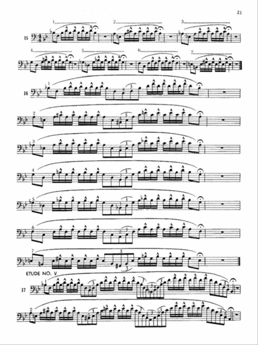 Advanced Lip Flexibilities Trombone Solo scores gallery preview page 4