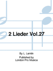 2 Lieder Vol.27