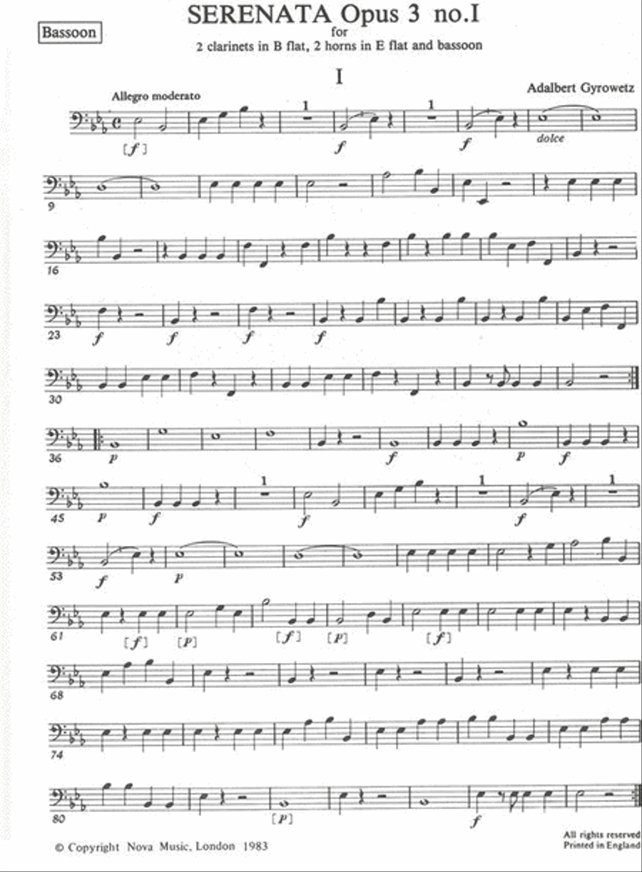 Serenata Bassoon scores gallery preview page 2