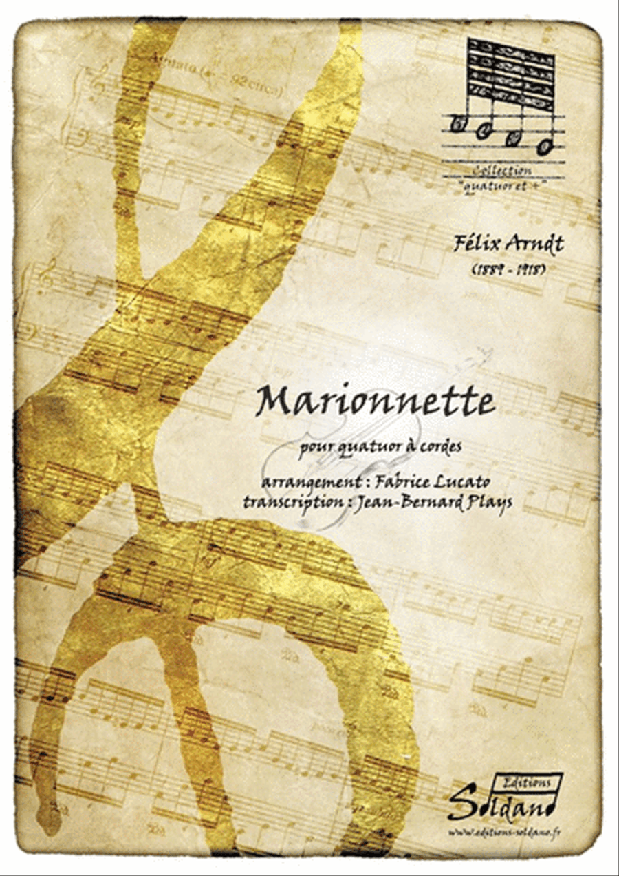 Marionnette String Quartet scores gallery preview page 1