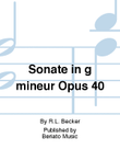 Sonate in g mineur Opus 40