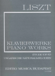 Etüde op 6 - Ungarische Nationalmelodien, Buch der