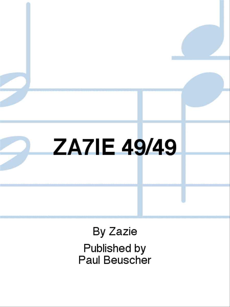 ZA7IE 49/49 Piano, Vocal, Guitar scores gallery preview page 1