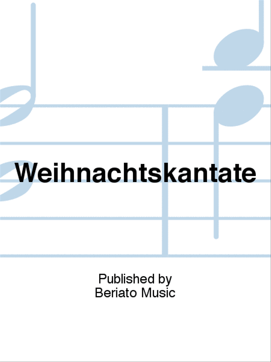 Weihnachtskantate 4-Part scores gallery preview page 1