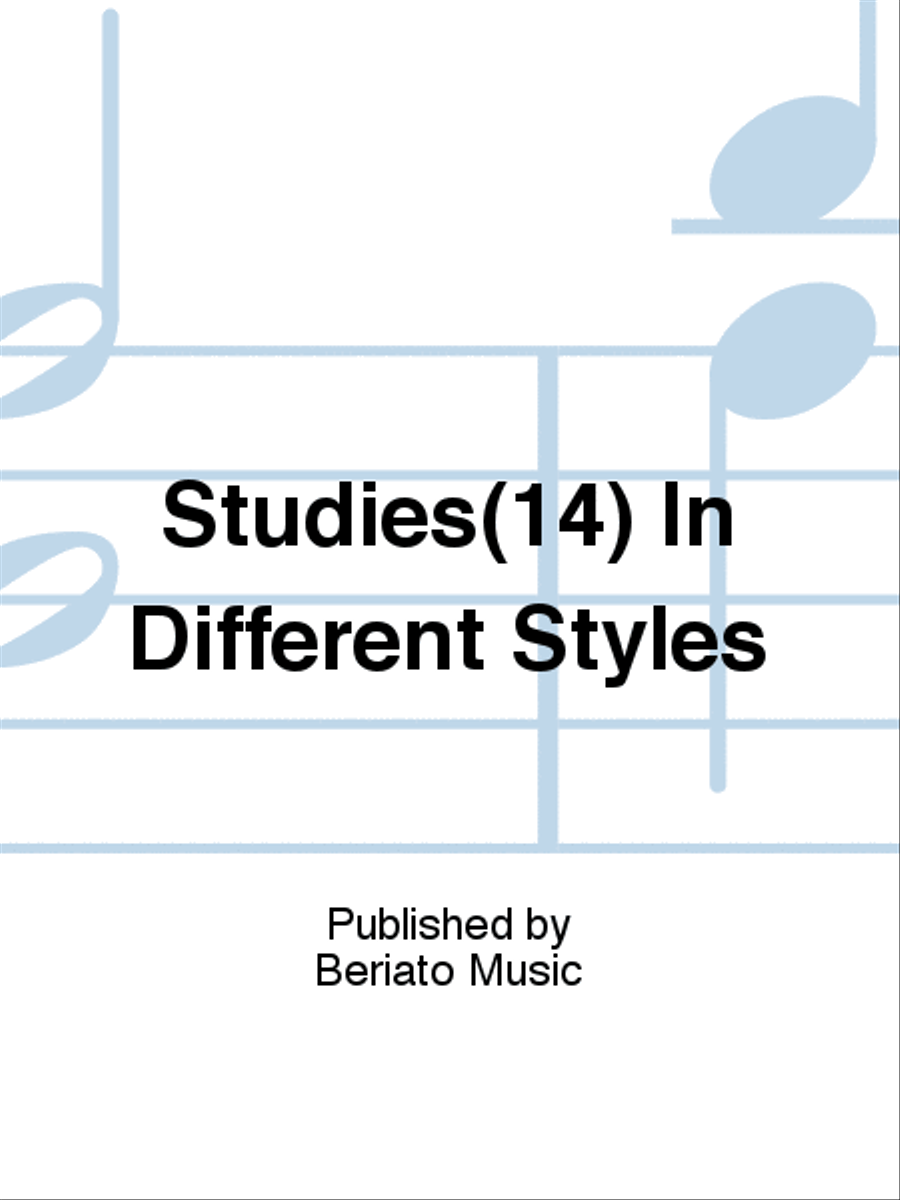 Studies(14) In Different Styles School and Community scores gallery preview page 1