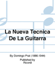 La Nueva Tecnica De La Guitarra