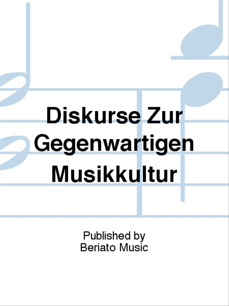 Diskurse Zur Gegenwärtigen Musikkultur School and Community scores gallery preview page 1