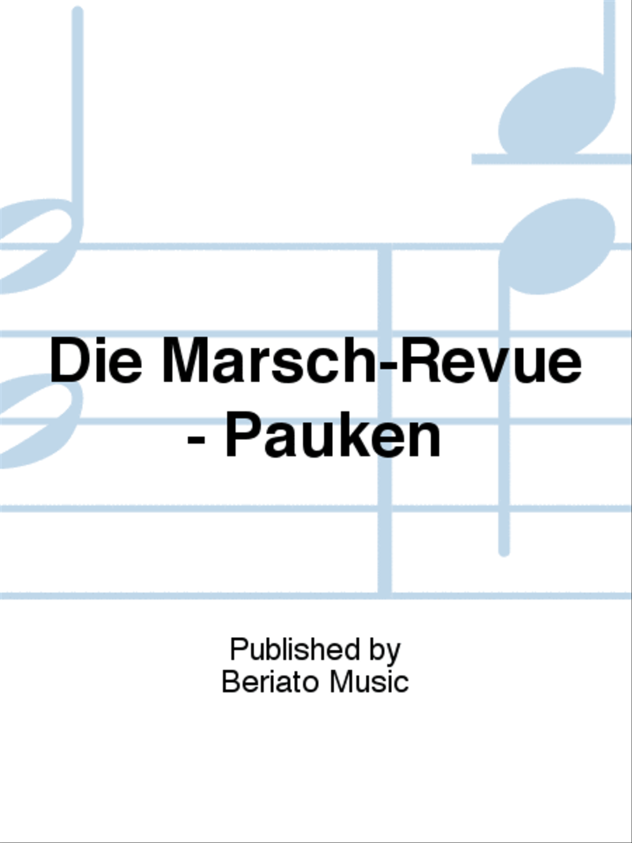 Die Marsch-Revue - Pauken Concert Band scores gallery preview page 1