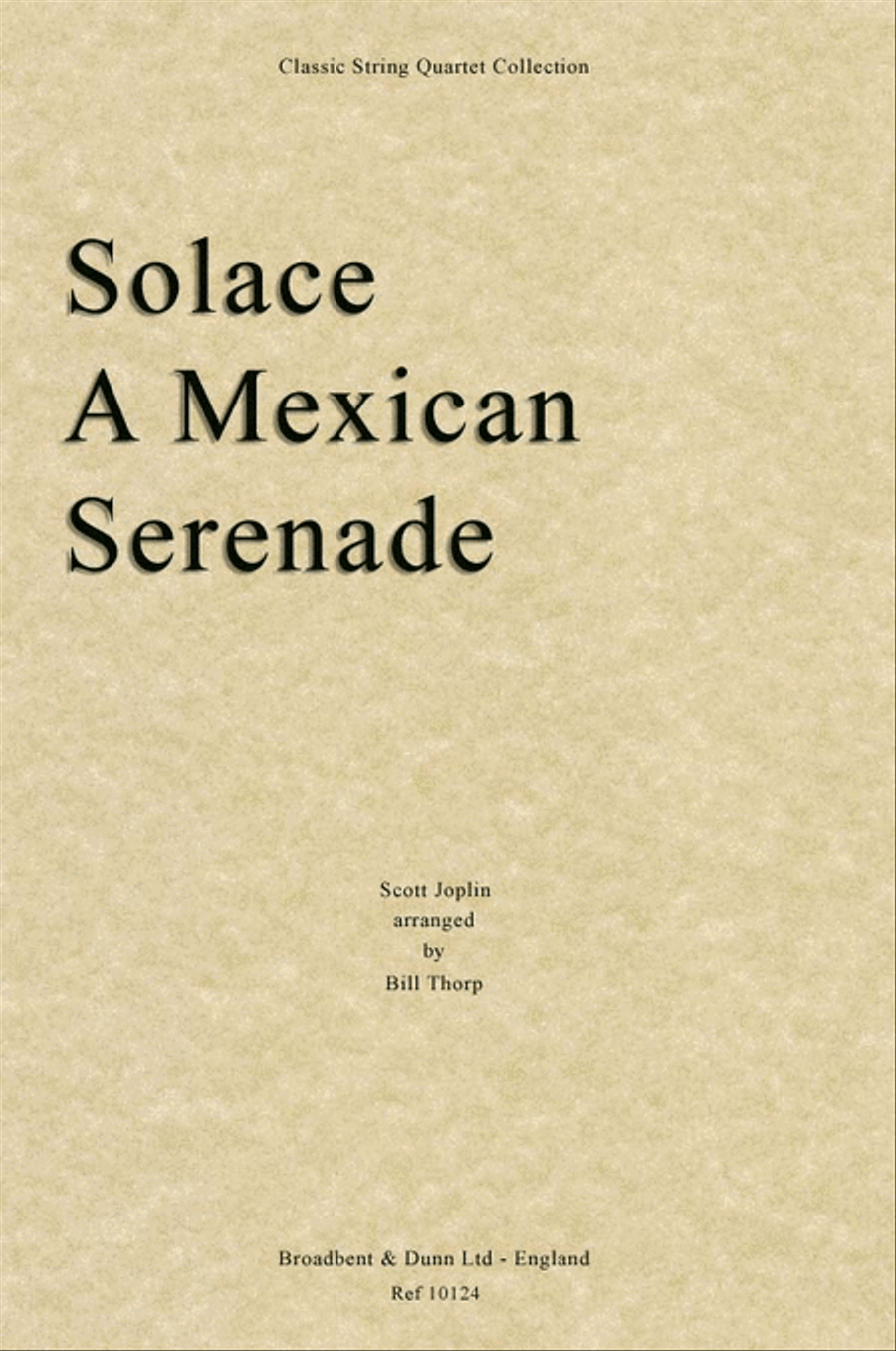 Solace, A Mexican Serenade String Quartet scores gallery preview page 1