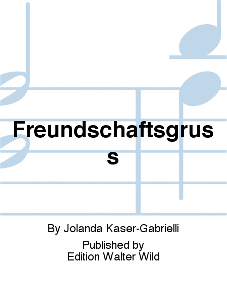 Freundschaftsgruss Accordion scores gallery preview page 1