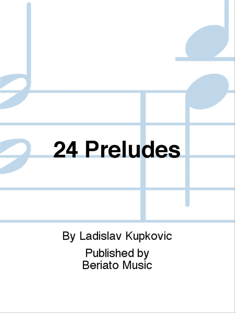 24 Préludes Piano Solo scores gallery preview page 1