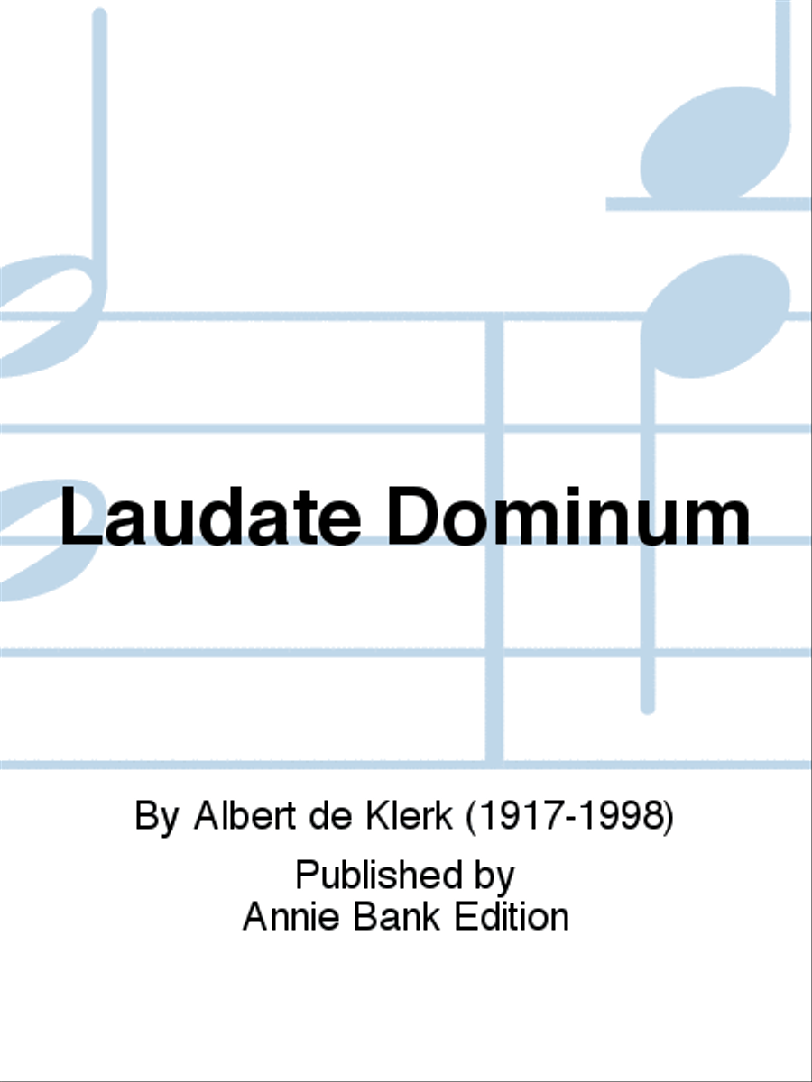 Laudate Dominum 4-Part scores gallery preview page 1
