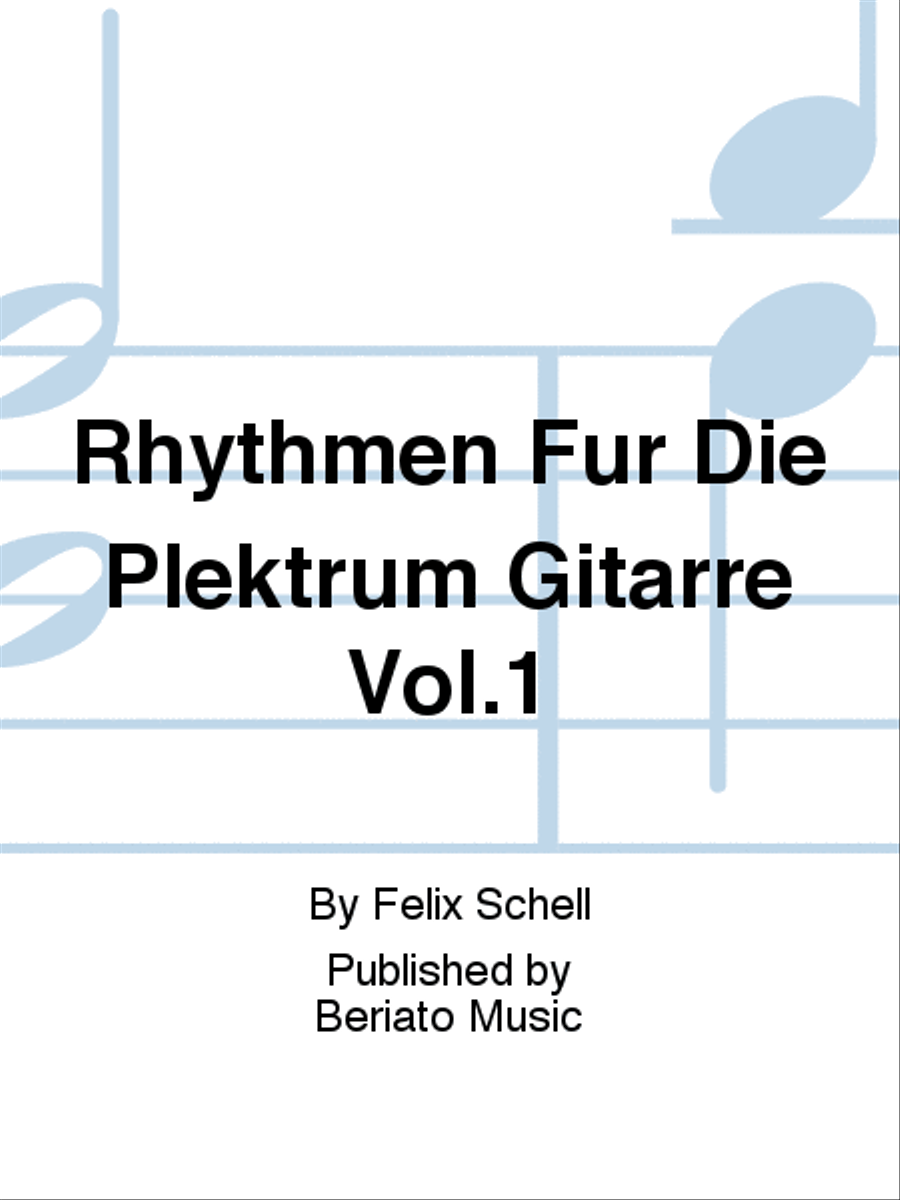 Rhythmen Fur Die Plektrum Gitarre Vol.1 Guitar scores gallery preview page 1