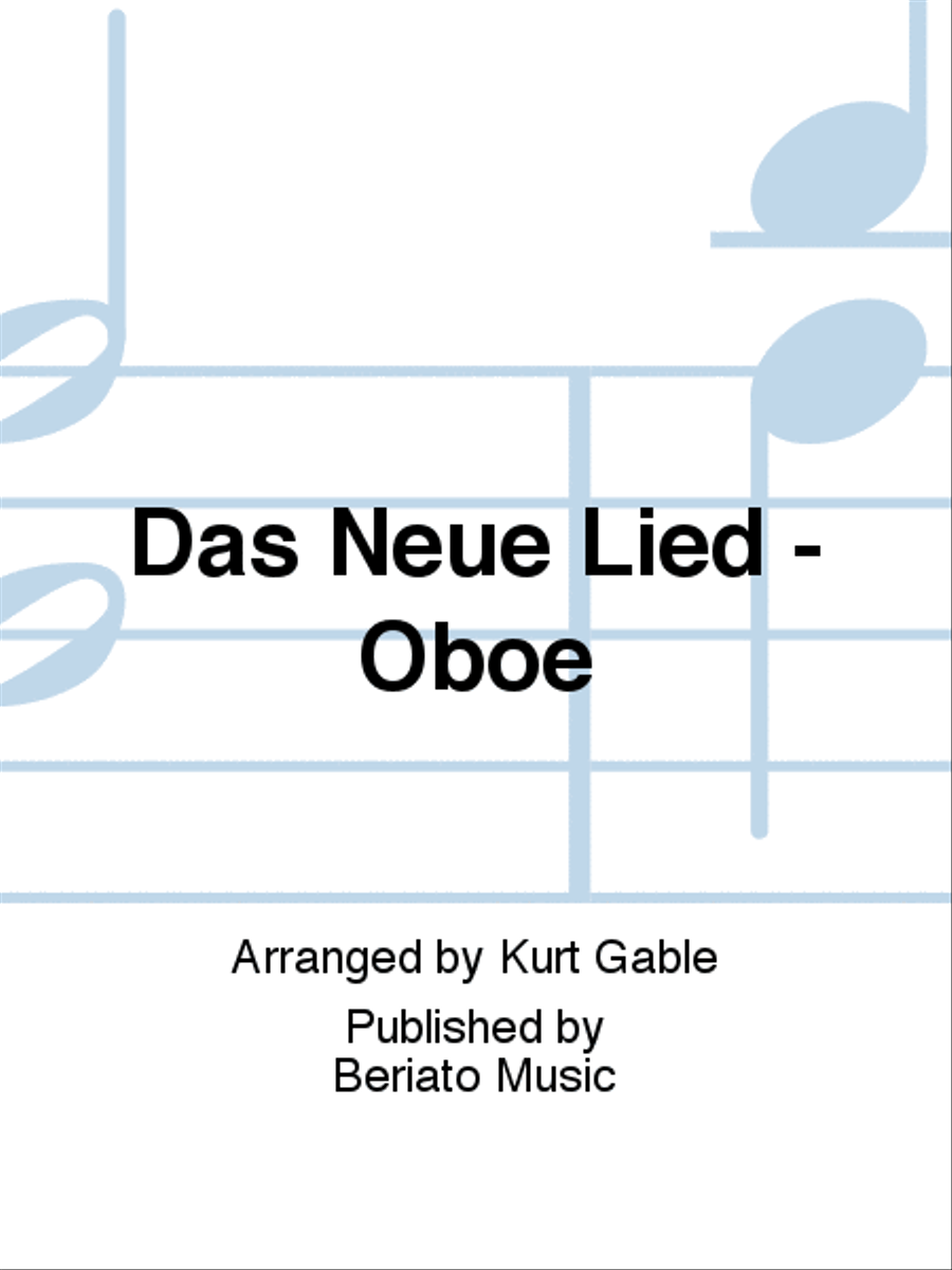 Das Neue Lied - Oboe Concert Band scores gallery preview page 1