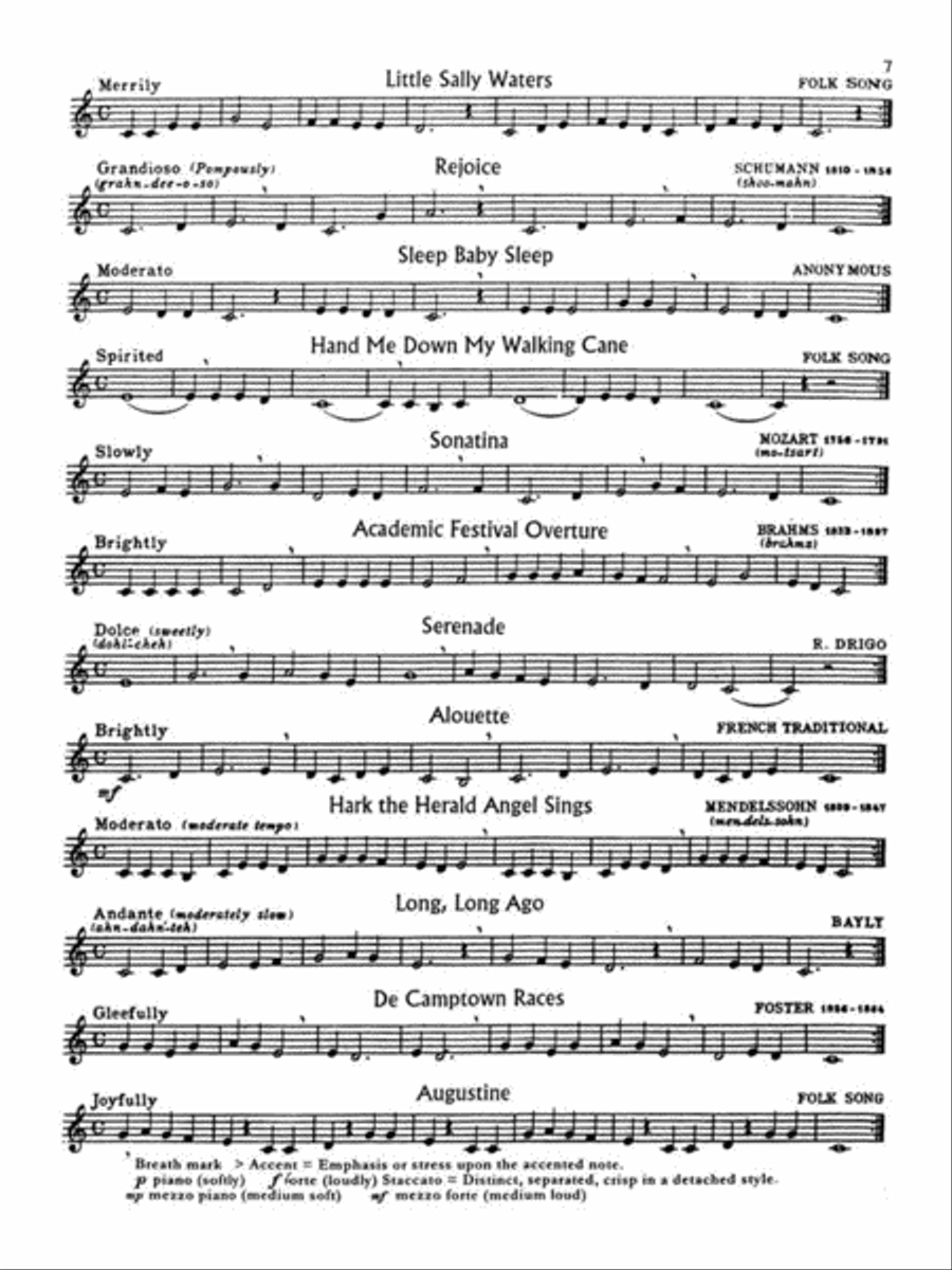 Melodious Fundamentals Trumpet scores gallery preview page 4