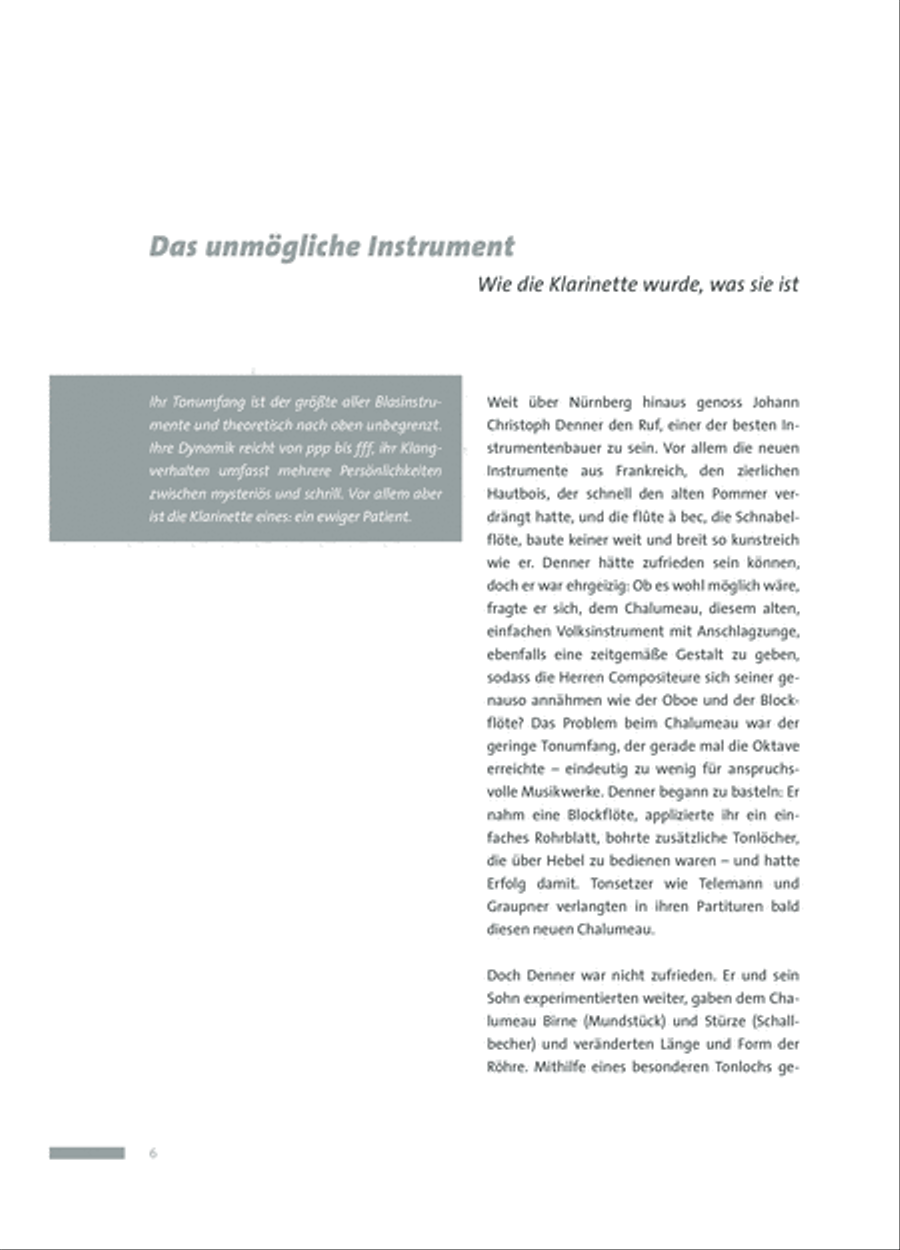 Thema Klarinette Clarinet scores gallery preview page 4