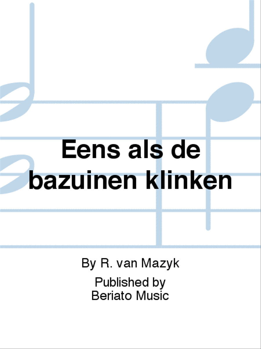 Eens als de bazuinen klinken Organ scores gallery preview page 1