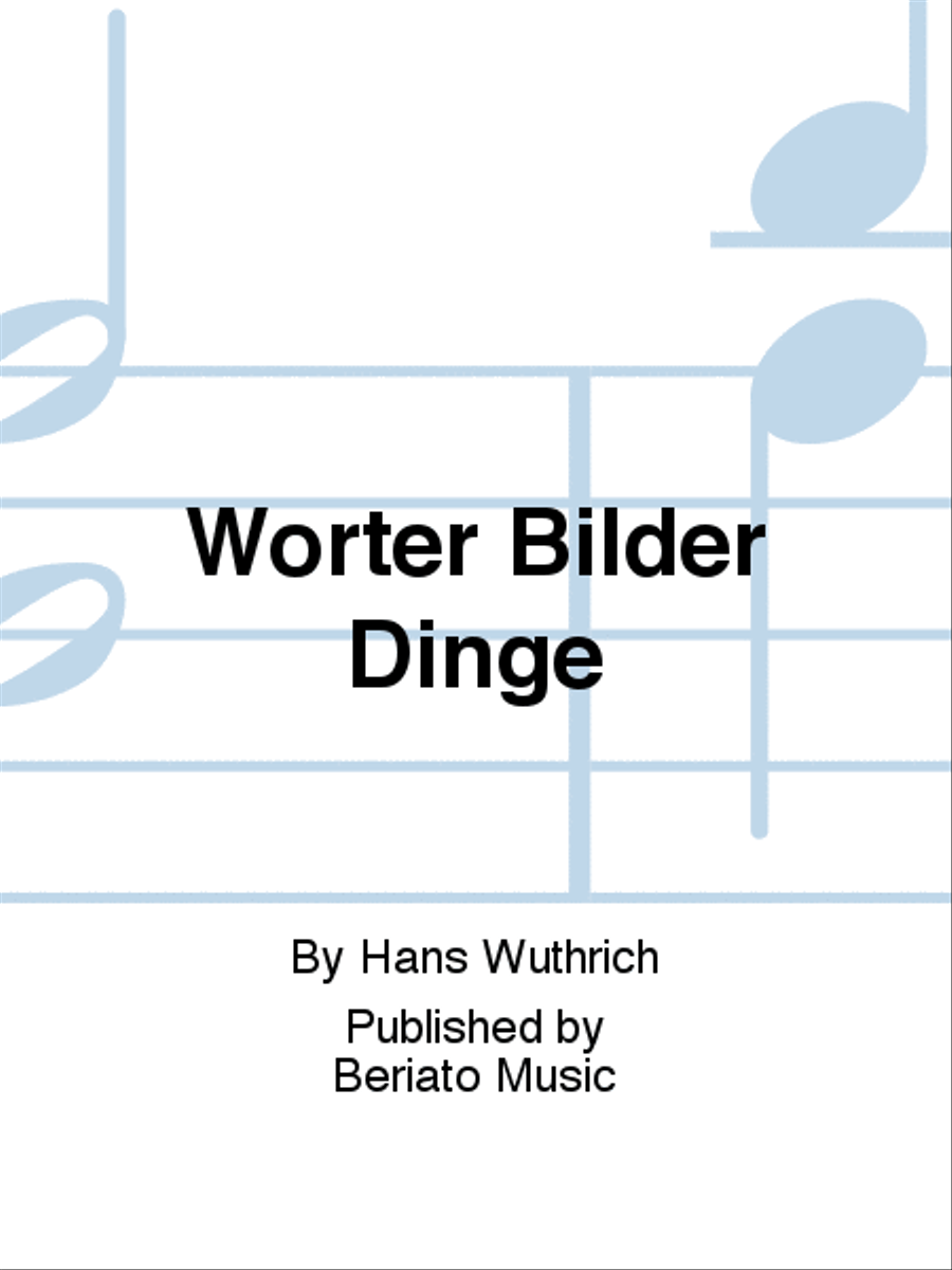 Wörter Bilder Dinge Set of Parts scores gallery preview page 1