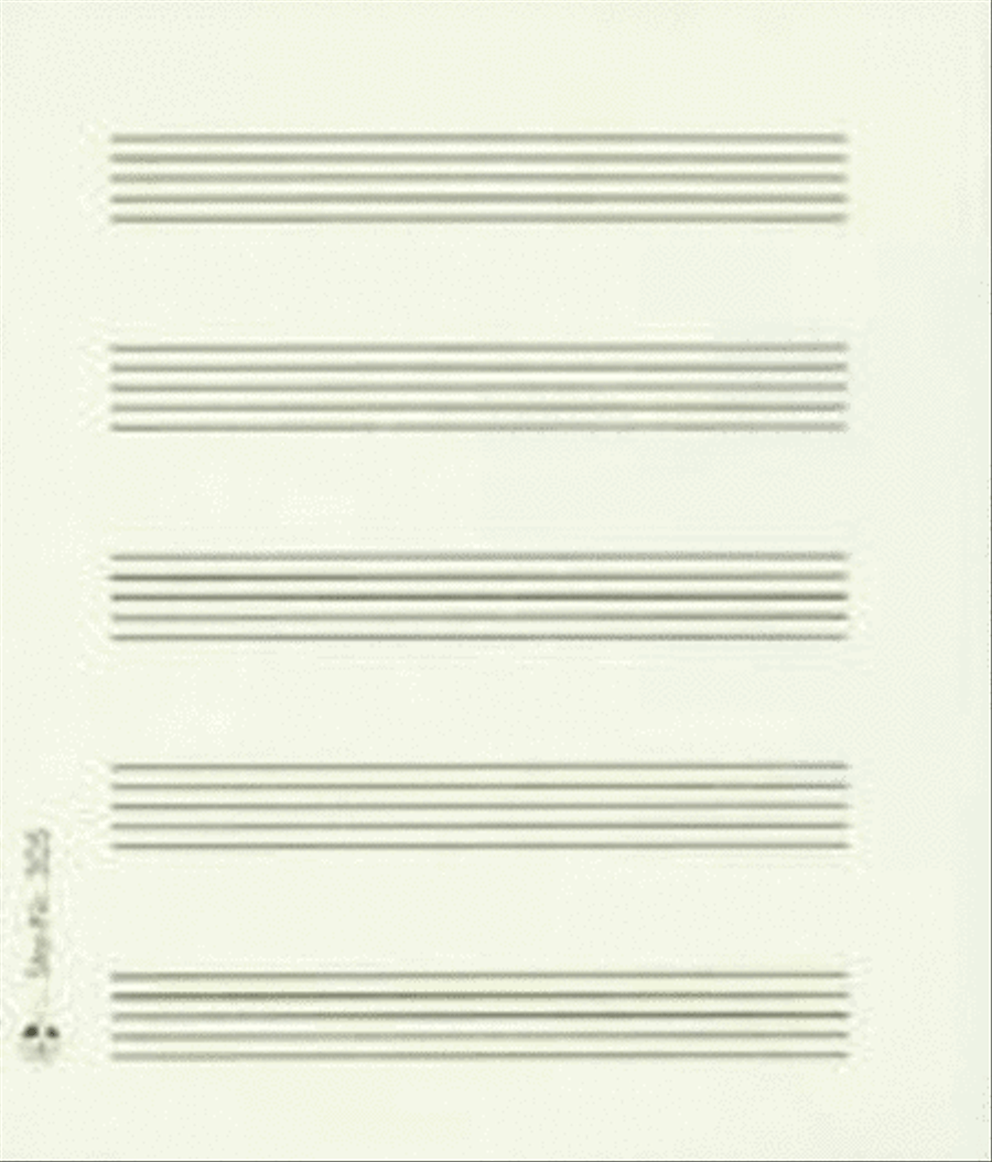 Haftzettelblock 5 Systeme Collection / Songbook scores gallery preview page 1