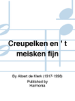Creupelken en ' t meisken fijn