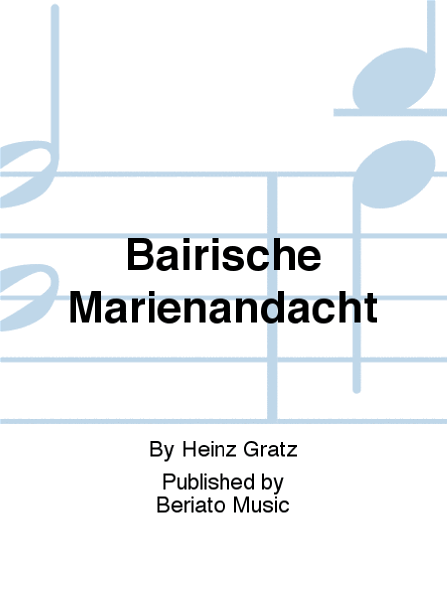 Bairische Marienandacht Voice scores gallery preview page 1