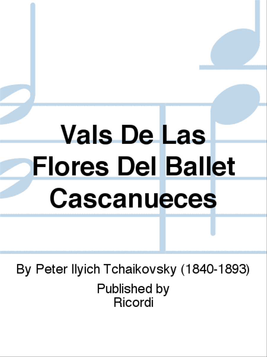 Vals De Las Flores Del Ballet Cascanueces School and Community scores gallery preview page 1
