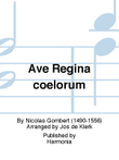 Ave Regina coelorum