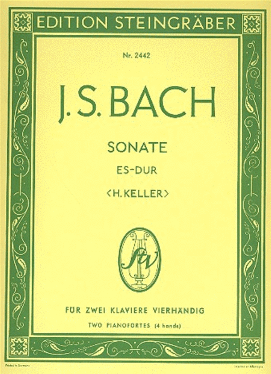 Sonate Es-Dur Nr.1 BWV525 Piano scores gallery preview page 1