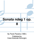 Sonata n° 1 op. 8