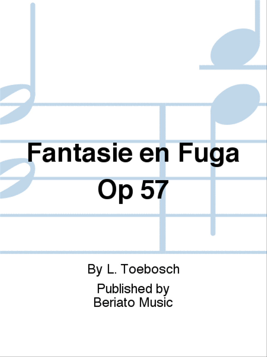 Fantasie en Fuga Op 57 Organ scores gallery preview page 1