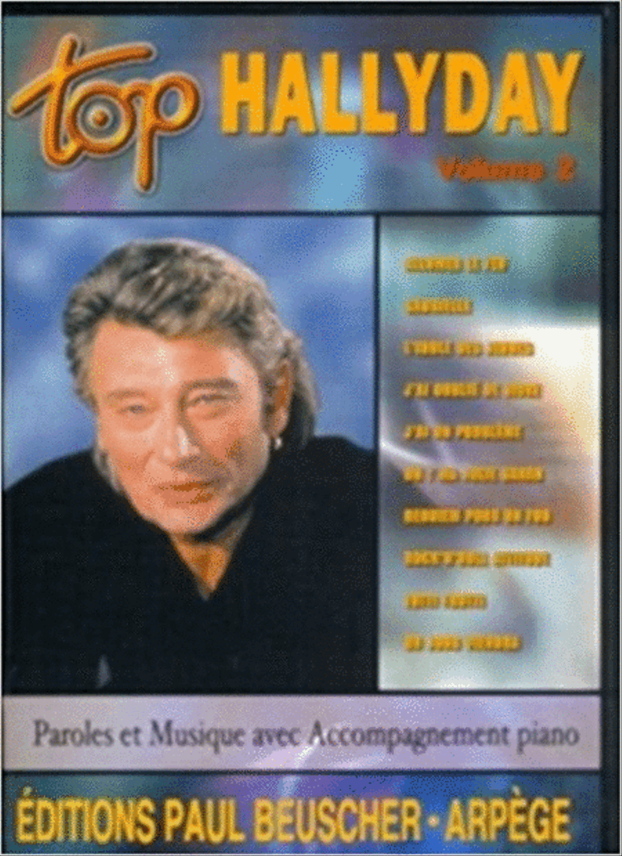 Top Hallyday Vol.2 Piano, Vocal, Guitar scores gallery preview page 1