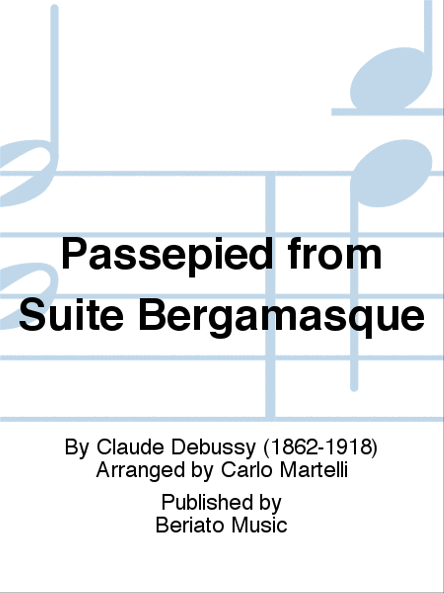 Passepied from Suite Bergamasque String Quartet scores gallery preview page 1