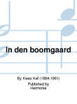 In den boomgaard