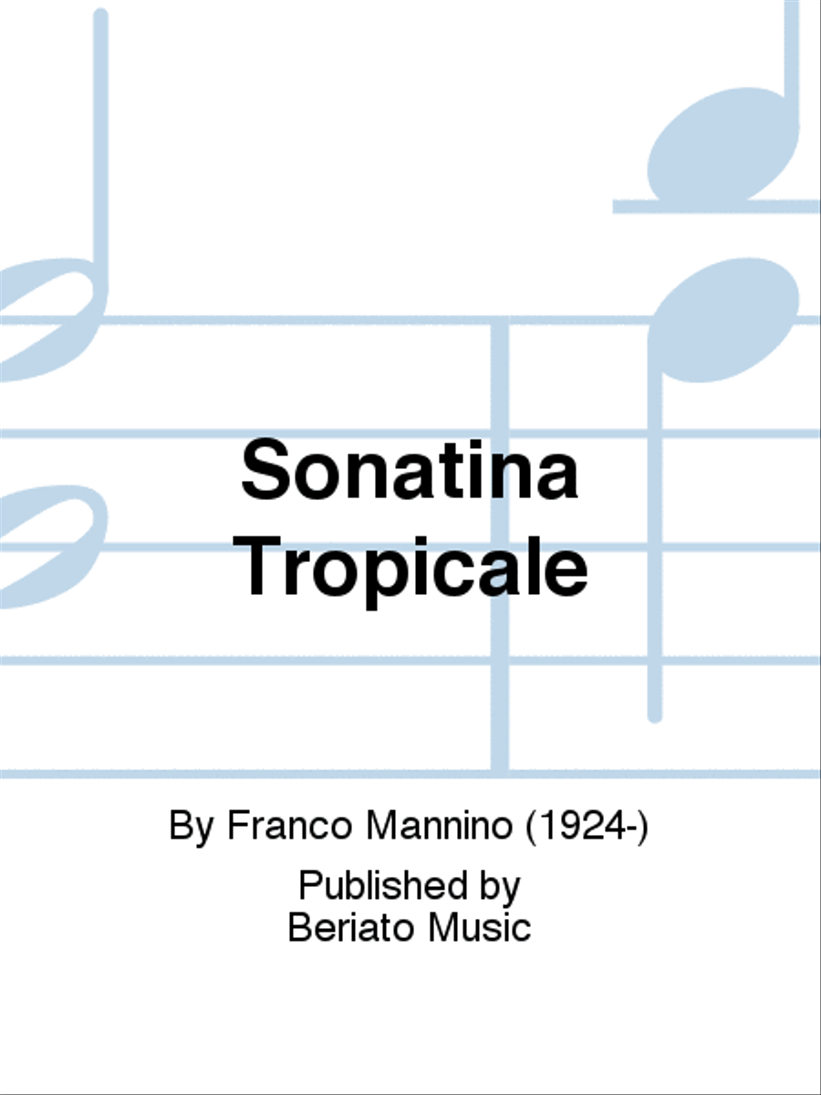 Sonatina Tropicale Double Bass scores gallery preview page 1