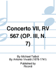 Concerto VII, RV 567 (OP. III, N. 7)