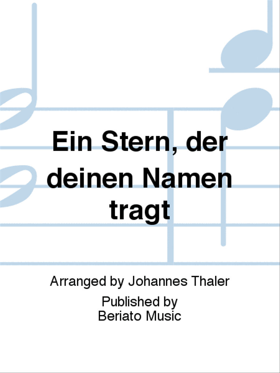 Ein Stern, der deinen Namen trägt Concert Band scores gallery preview page 1