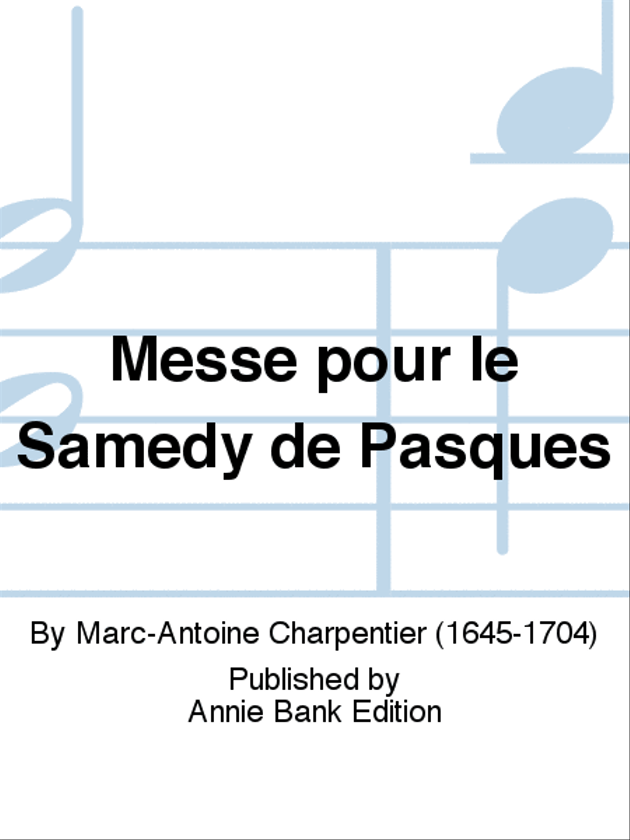 Messe pour le Samedy de Pâsques 4-Part scores gallery preview page 1