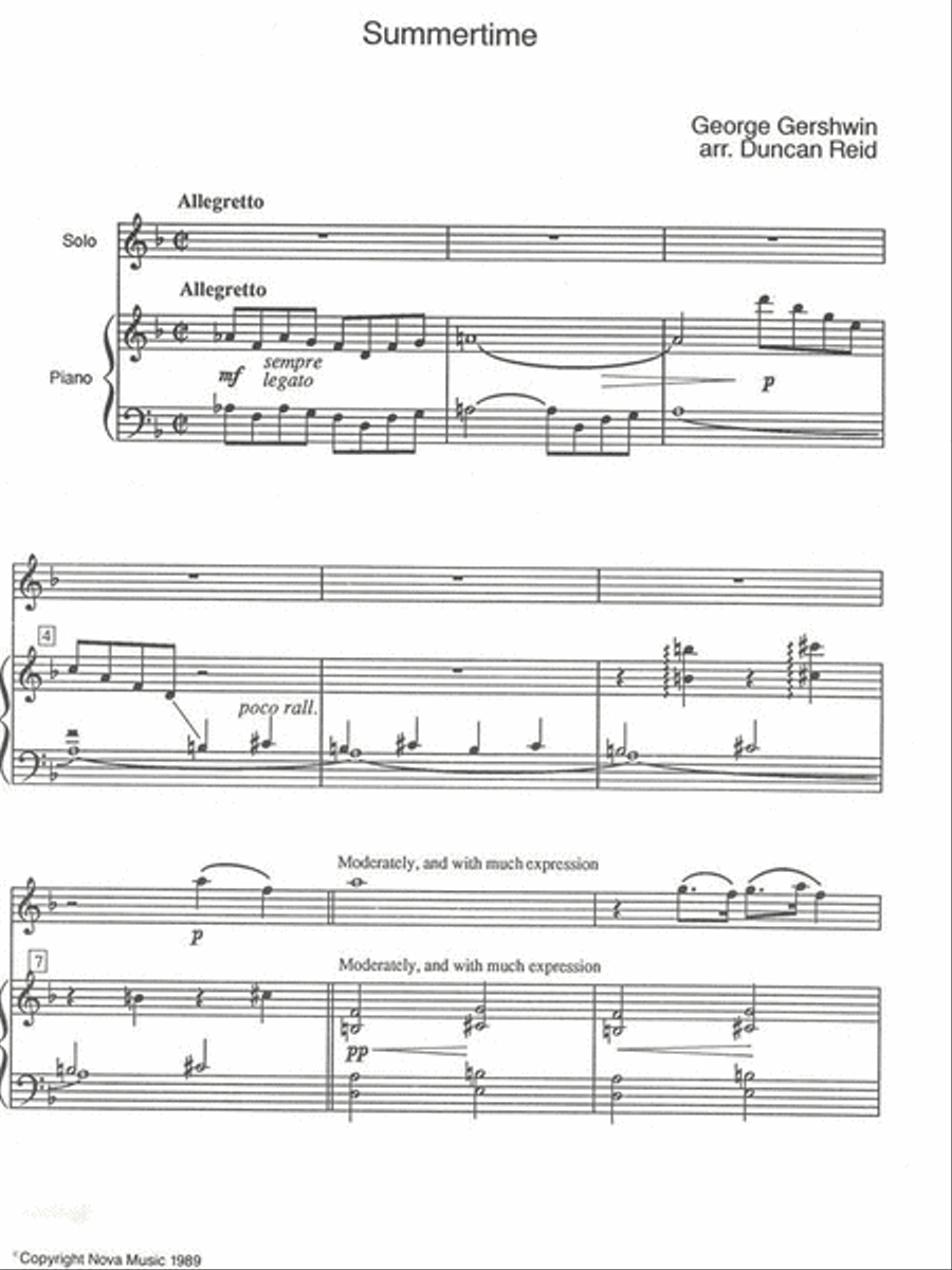 Summertime Flute Solo scores gallery preview page 2