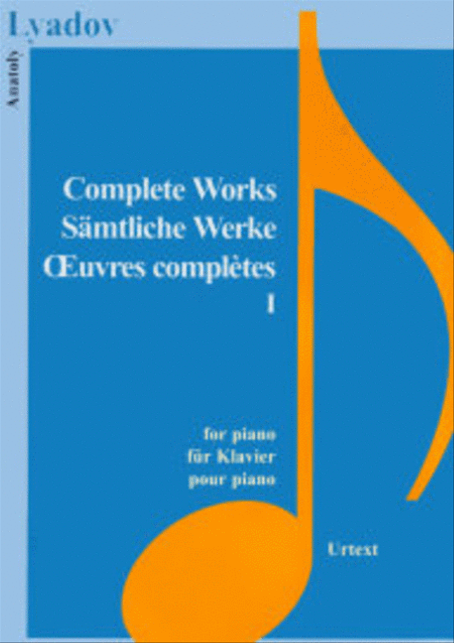 Complete Works I Piano Solo scores gallery preview page 1