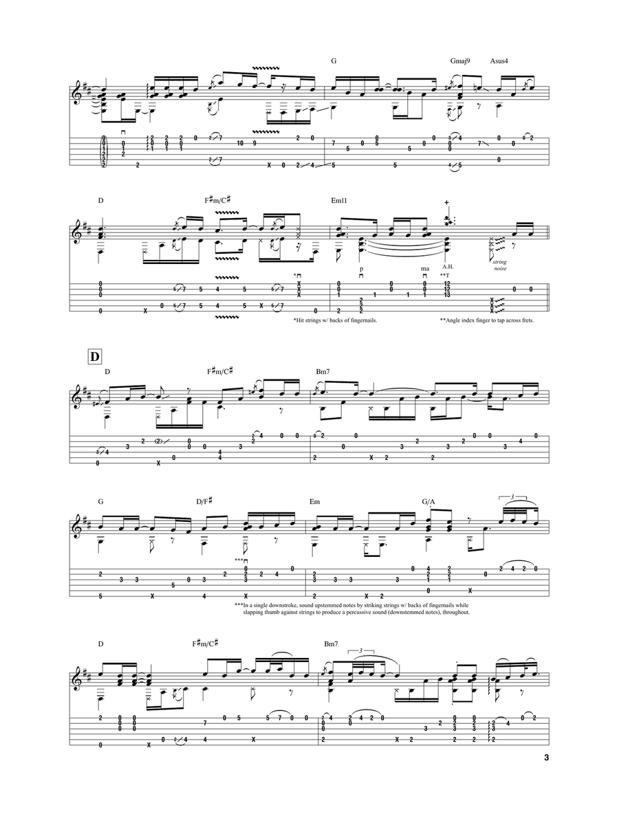 I Don't Want To Miss A Thing Acoustic Guitar scores gallery preview page 3