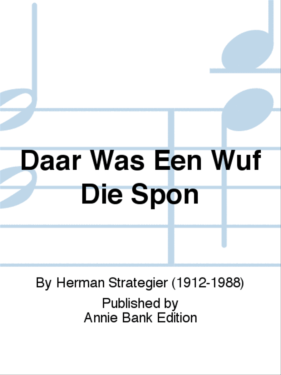 Daar Was Een Wuf Die Spon TTBB scores gallery preview page 1