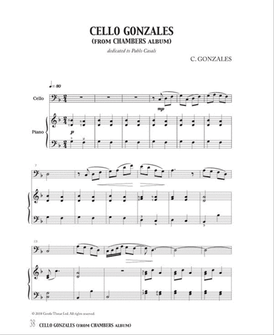 Chilly Gonzales: NoteBook Solo Piano III Piano Solo scores gallery preview page 5