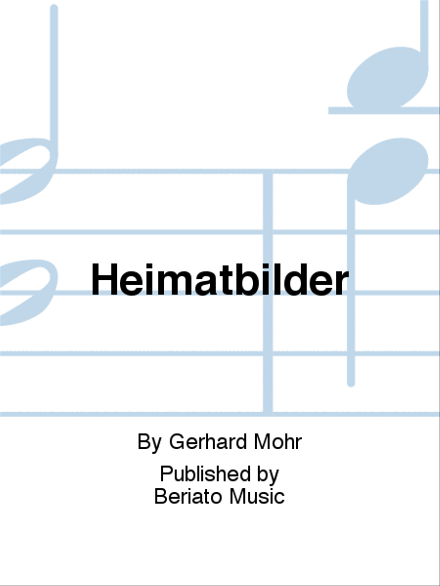 Heimatbilder Accordion Orchestra scores gallery preview page 1