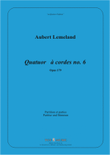 Quatuor à cordes No.6