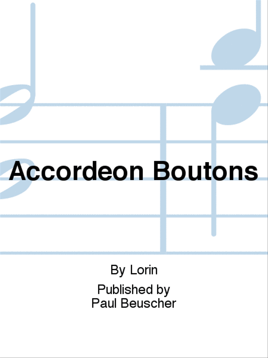 Accordeon Boutons Accordion scores gallery preview page 1