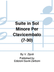 Suite in Sol Minore Per Clavicembalo (7-30)