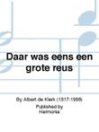 Daar was eens een grote reus