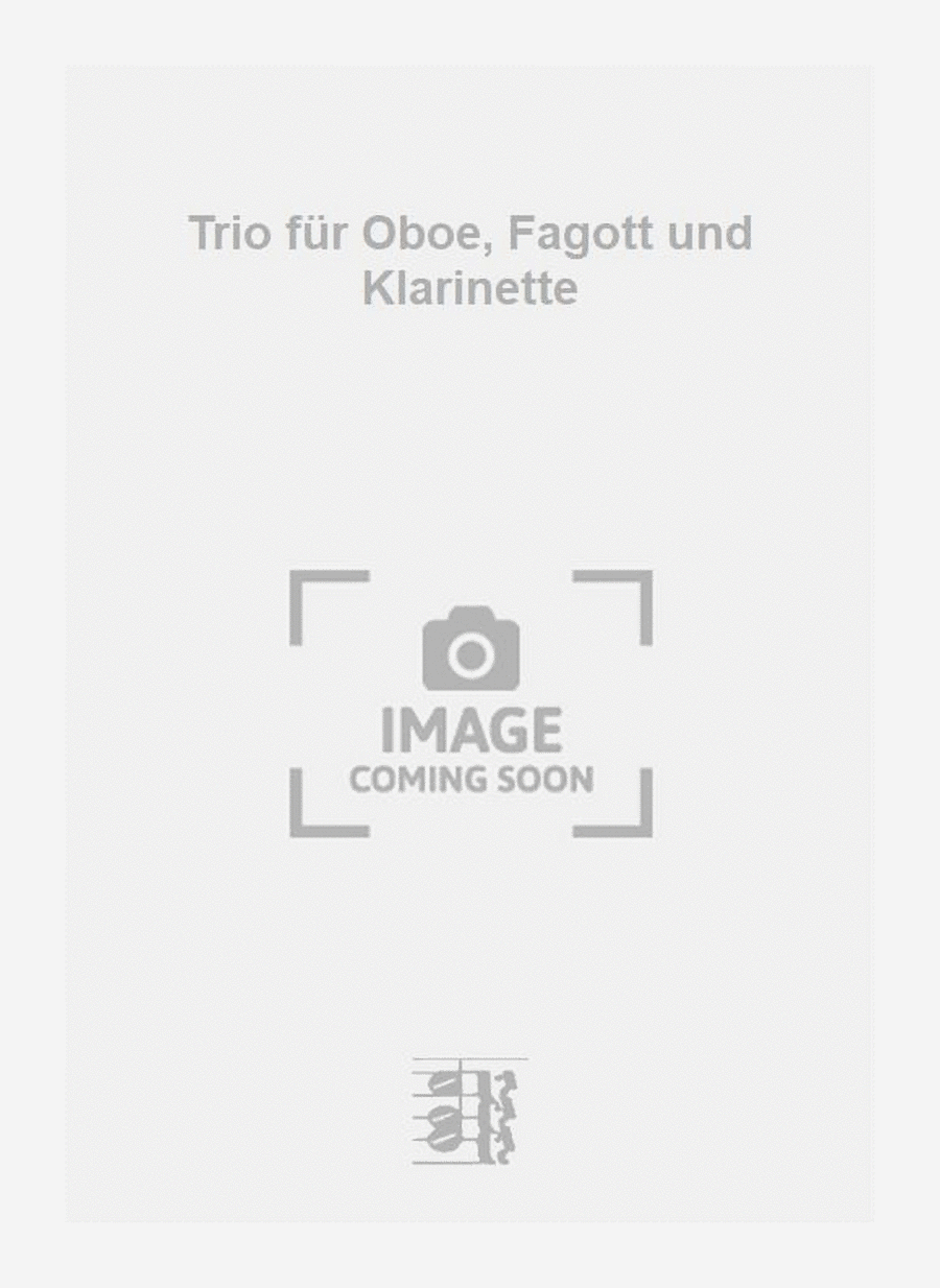 Trio für Oboe, Fagott und Klarinette Woodwind Trio scores gallery preview page 1